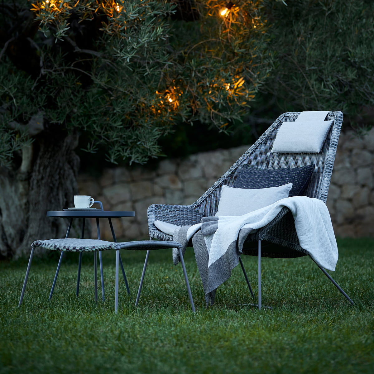 Cane-line - Outdoor Hocker Breeze