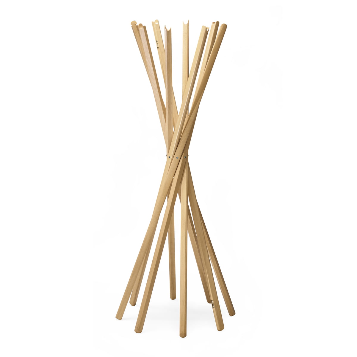 Zanotta - Sciangai Kleiderständer Eiche Natur