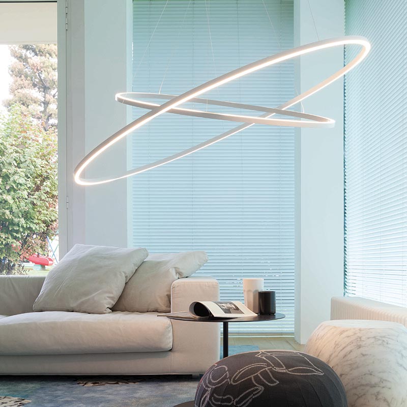Nemo Lighting - Ellisse Double LED Pendelleuchte