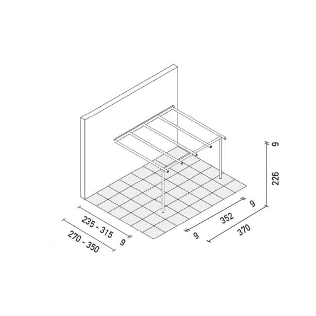 Unopiu - Anbaupergola Nagi