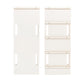 White Wooden Dream Rocker with Pillow, Slide and Ladder - Medium