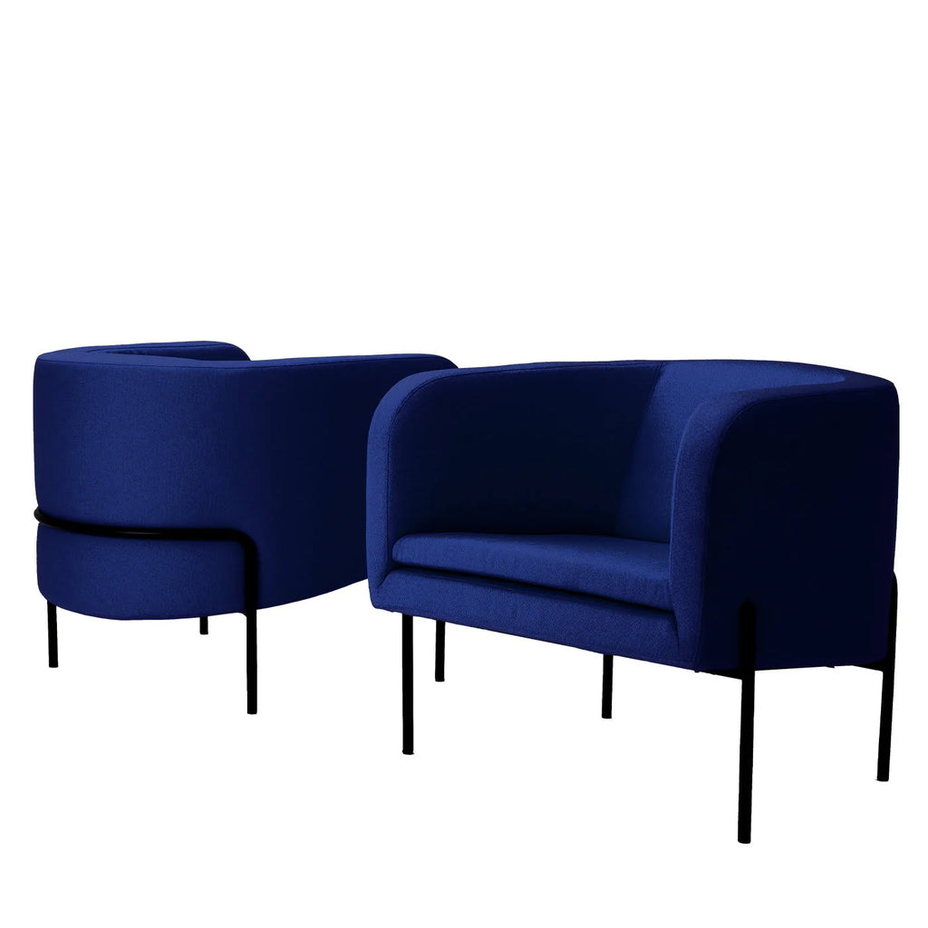 Tecno Spa - Laetitia Sessel in Blau von Fabio Fantolino