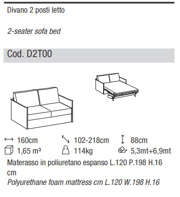 Ditre Italia - Schlafsofa FREEDOM 2.0