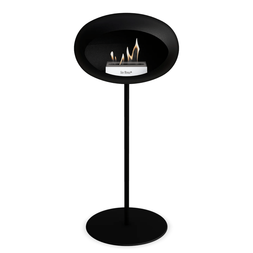 Le Feu - Black Ground Steel High Bioethanol-Kamin