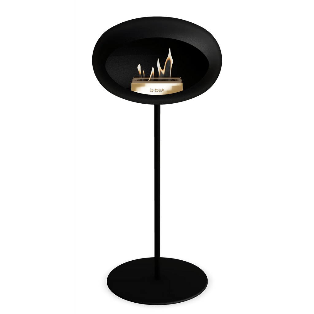 Le Feu - Black Ground Steel High Bioethanol-Kamin
