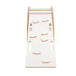 White Wooden Dream Rocker with Pillow, Slide and Ladder - Medium