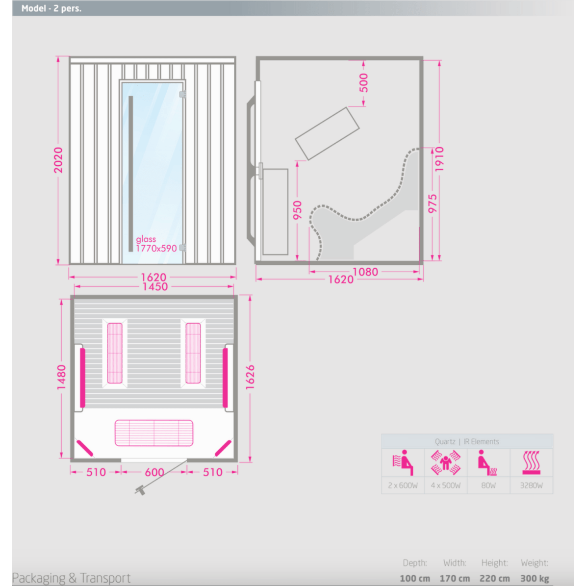 - Alpha Wellness - Infrarotsauna InfraWave Lounge