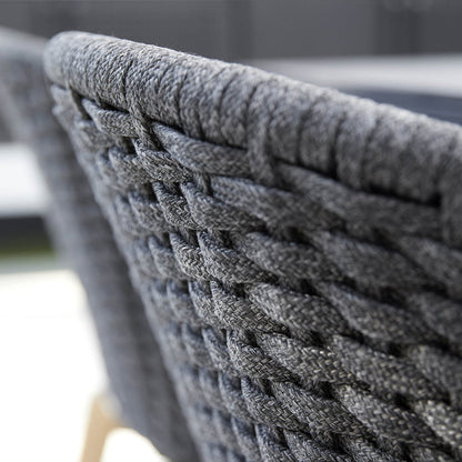 Cane-line - Peacock Soft Rope Gartenstuhl Dunkelgrau