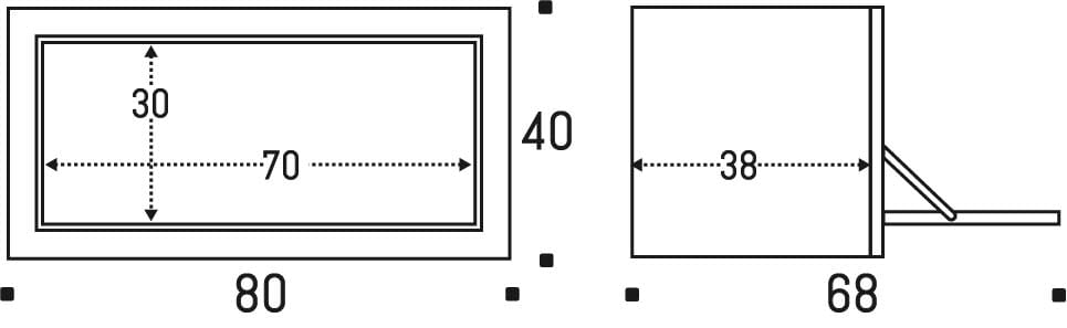 Ambivalenz - Fläpps Box Sideboard Weiss