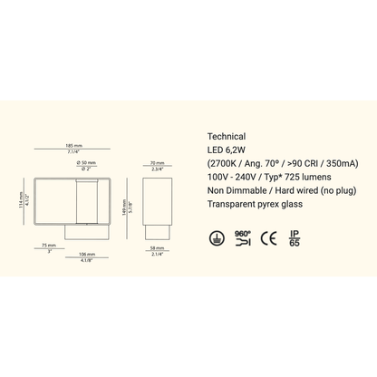   - Estiluz - Outdoor Stehleuchte Frame P-4054X                              