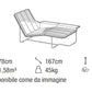 Ditre Italia - ORIGAMI Chaiselongue aus Leder