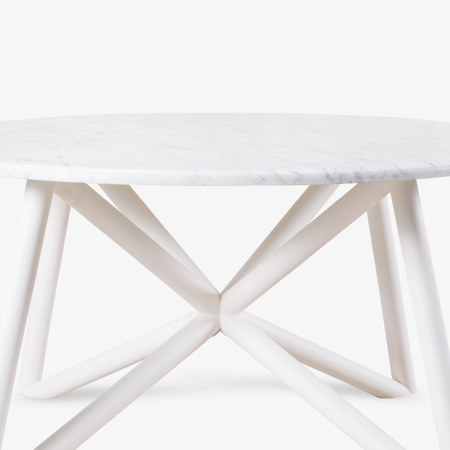 VELTHA® - Runder Tisch UNI Carrara-Marmor