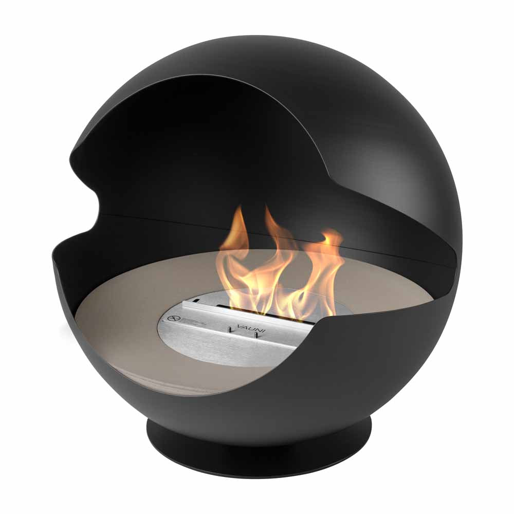 Vauni - Globe Black Low Ethanol-Kamin