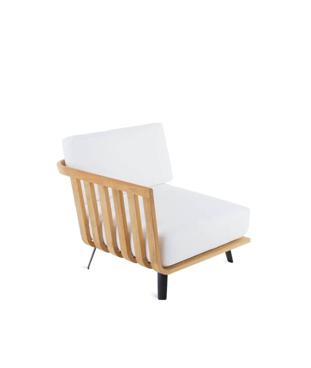 Unopiu - Welcome Eckmodul rechts Teak