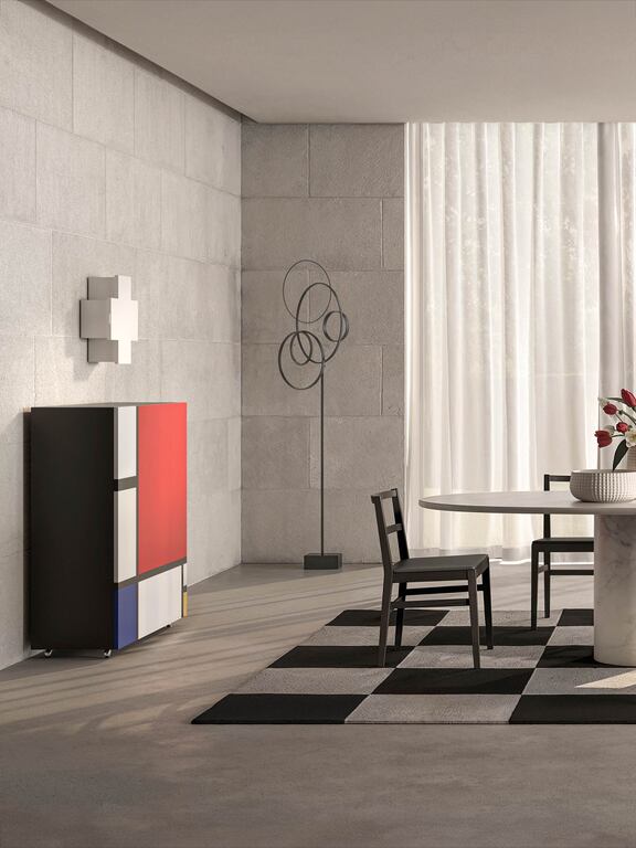 Cappellini - Homage To Mondrian Sideboards Shiro Kuramata