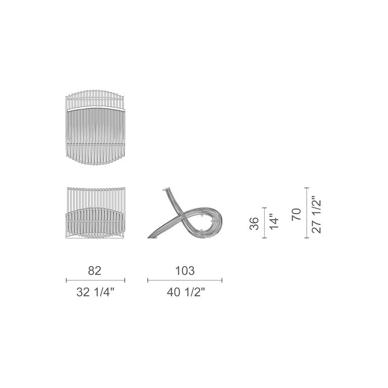 Cappellini -  Wooden Chair Loungestuhl Marc Newson