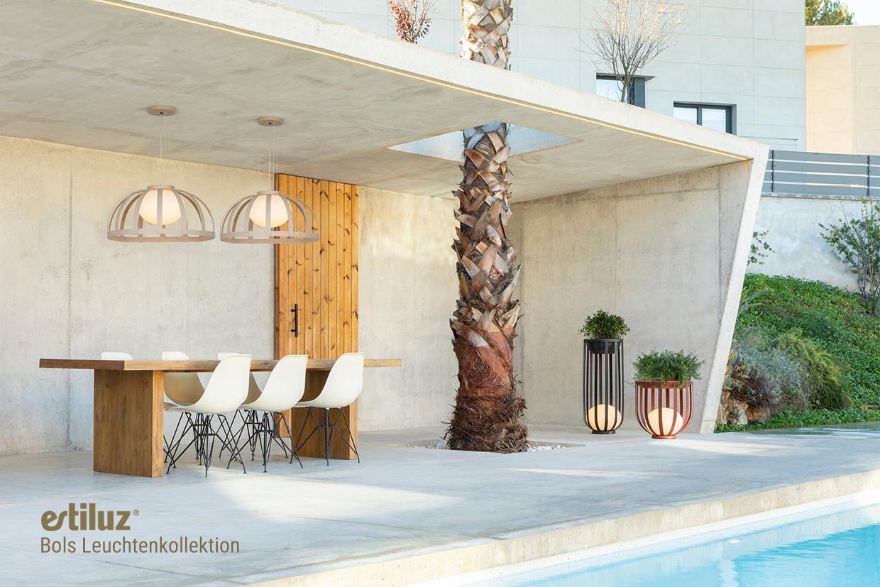 Estiluz - Bols T-4023X Deckenleuchte Outdoor
