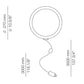 Estiluz - MOOD M-4067 LED-Tischleuchte mit Tisch Support