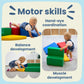 Soft Play 6 Foam Block Set - Pink & Green Explorer