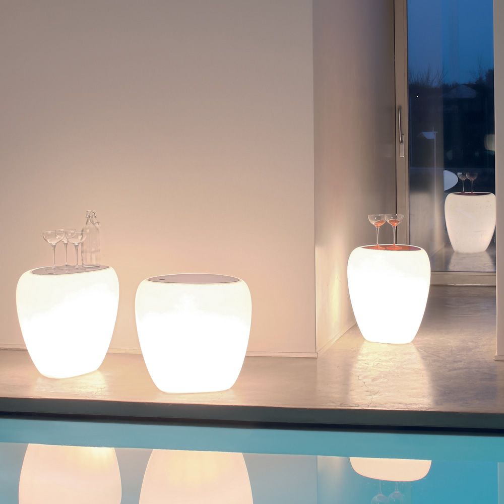 Tonin Casa - Ios 8191 Beistelltisch Weiß / Outdoor geeignet