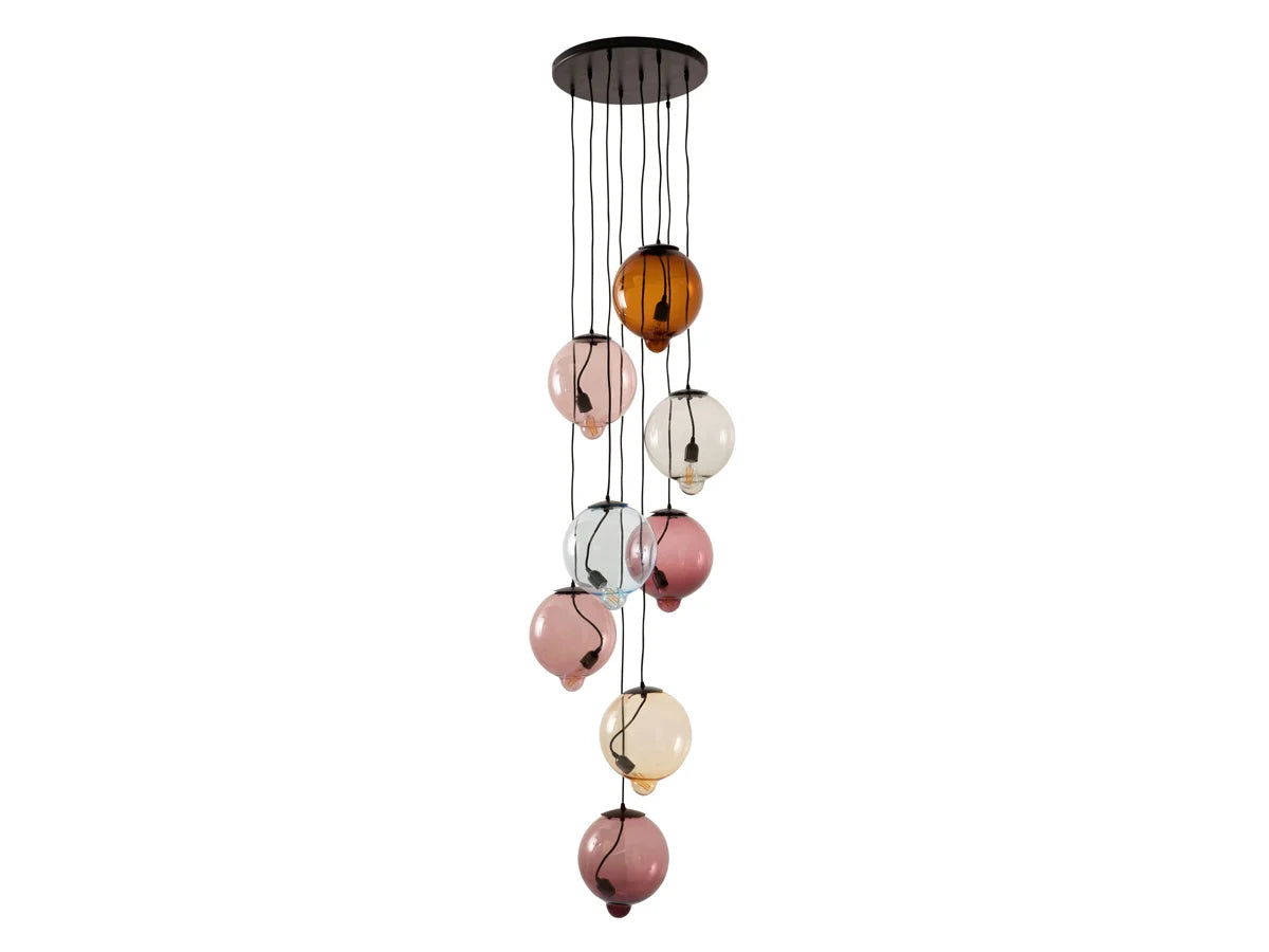 Cappellini - Meltdown Pendelleuchte 8 Diffusoren