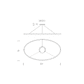 Nemo Lighting - Ellisse Major LED Pendelleuchte Downlight