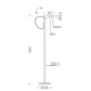 Nemo Lighting - Type LED-Stehleuchte / Deckenfluter