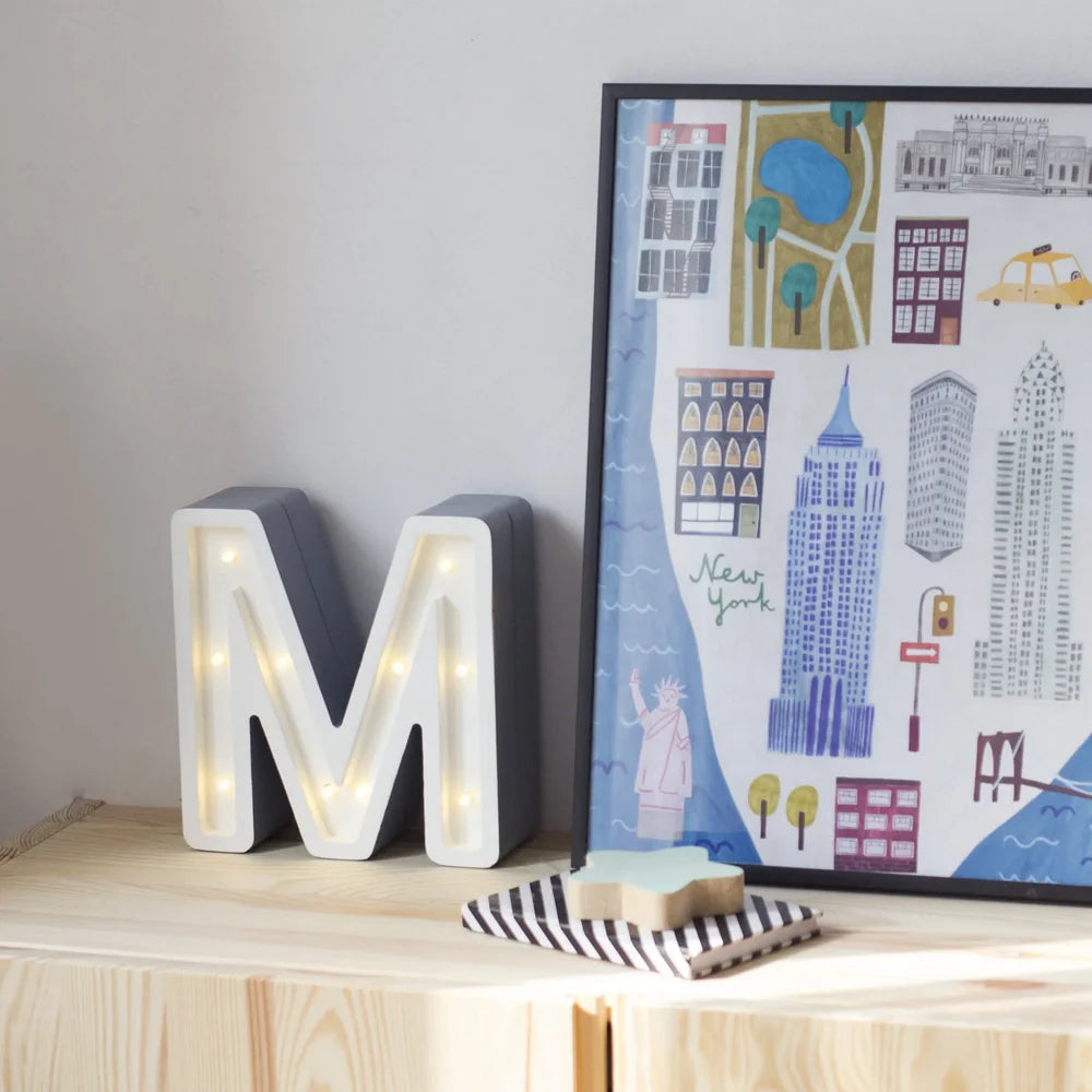 Little Lights - Buchstaben Lampe - J