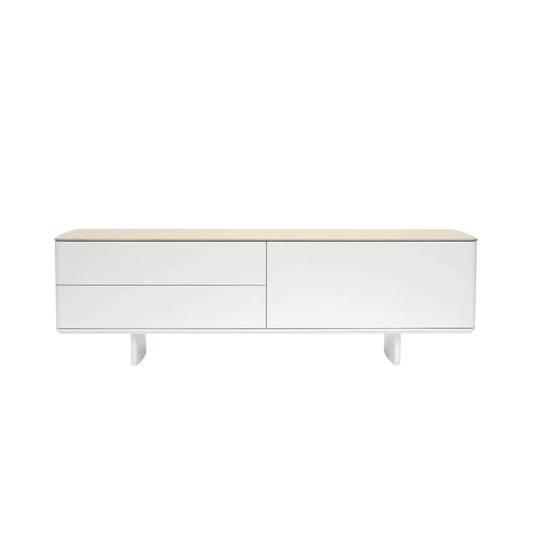Tecno Spa - Sideboard Shift White & Durmast von Foster + Partners