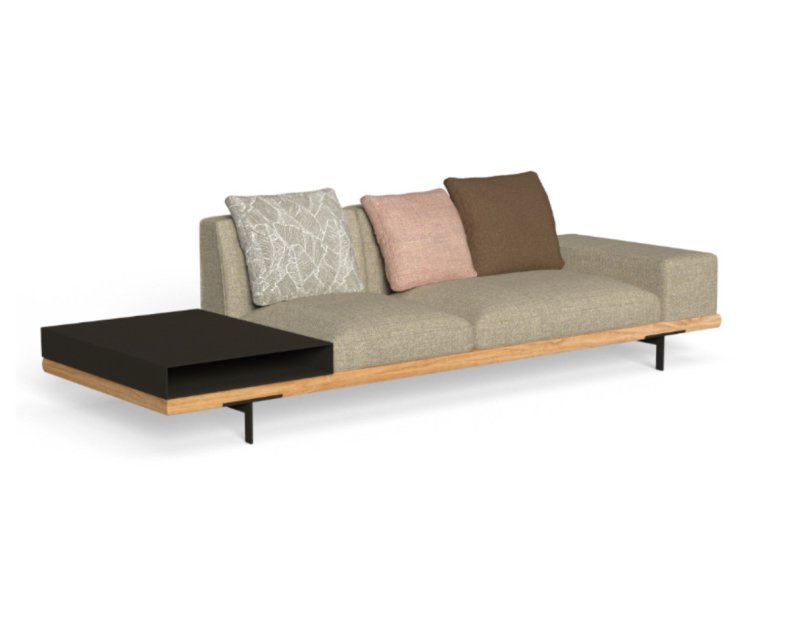 Talenti - Allure 3-Sitzer Sofa mit Ablage