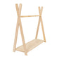 Tipi Clothing Rack For Children - Large Natural Wood