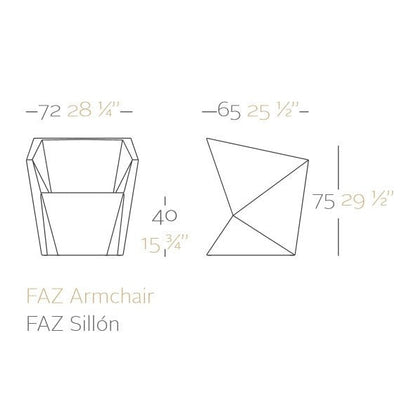 Vondom - Faz Armlehnenstuhl