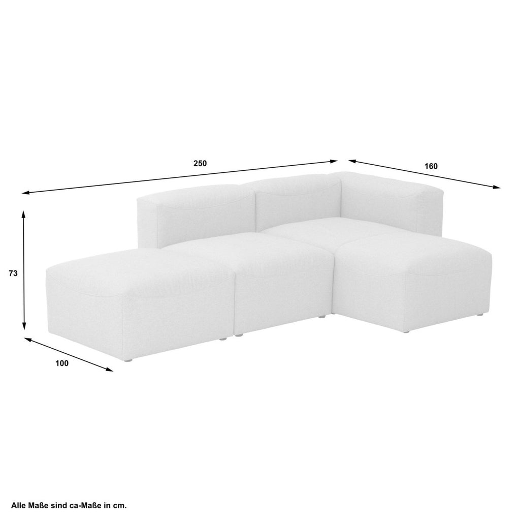Max Winzer - Lena modulares Sofa-Set 03 Anthrazit