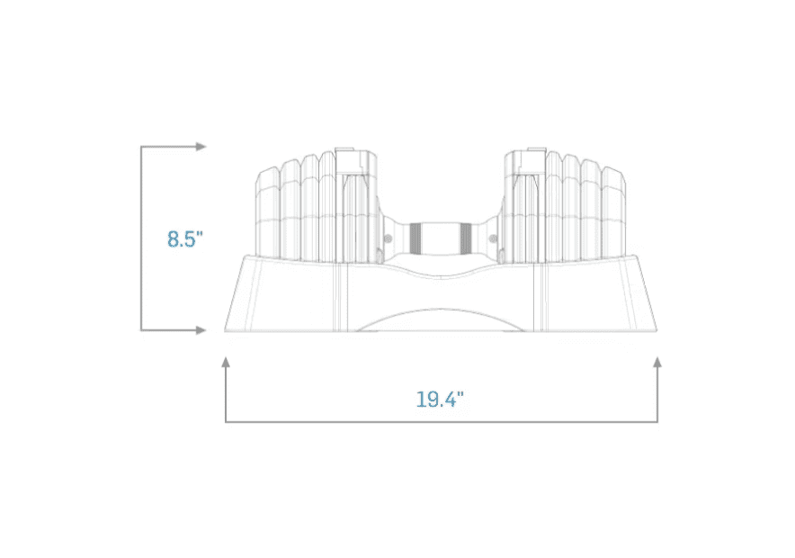 NordicTrack - Verstellbares Hantel-Set 25kg Select-A-Weight
