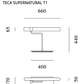 Prandina - LED-Tischleuchte Teca Supernatural T1