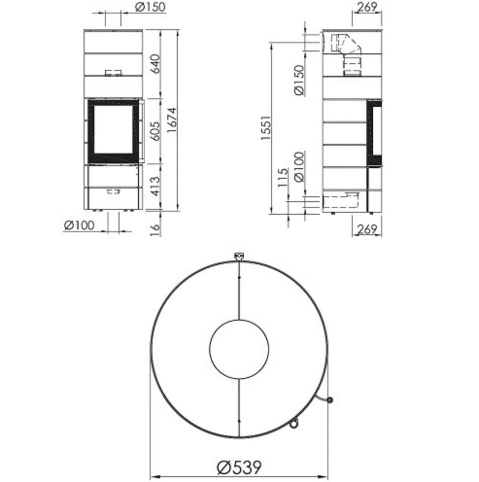 Spartherm - Kaminofen Ambiente A4 5,9 kW