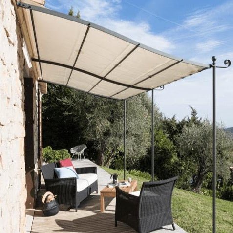 Unopiu - Anbau Pergola Solaire gebogen in 2 Größen